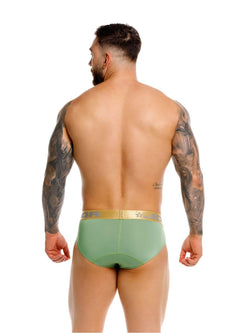 JOR Men's Underwear 2327 Soho Briefs Color Green thumbnail 3