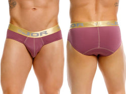 JOR Men's Underwear 2327 Soho Briefs Color Wine thumbnail 1