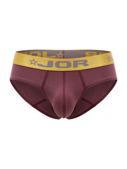 JOR Men's Underwear 2327 Soho Briefs Color Wine thumbnail 4