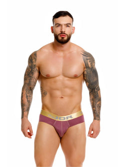 JOR Men's Underwear 2327 Soho Briefs Color Wine thumbnail 2
