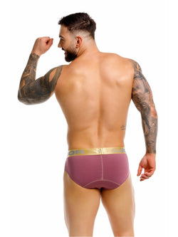 JOR Men's Underwear 2327 Soho Briefs Color Wine thumbnail 3