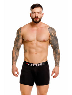 JOR Men's Underwear 2329 Cronos Boxer Briefs Color Black thumbnail 2
