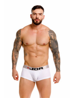 JOR Men's Underwear 2330 Cronos Trunks Color White thumbnail 2