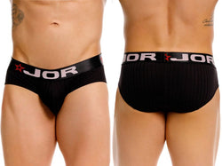 JOR Men's Underwear 2331 Cronos Briefs Color Black thumbnail 1