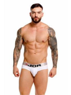 JOR Men's Underwear 2331 Cronos Briefs Color White thumbnail 2