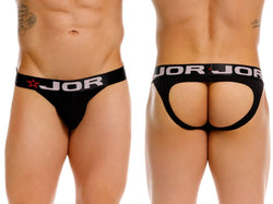 JOR Men's Underwear 2332 Cronos Jockstrap Color Black thumbnail 1