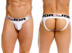 JOR Men's Underwear 2332 Cronos Jockstrap Color White thumbnail 1