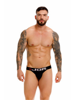 JOR Men's Underwear 2333 Cronos Thongs Color Black thumbnail 2