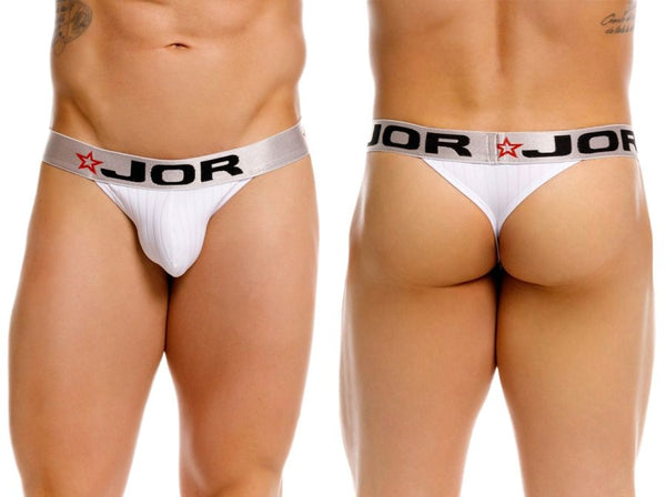 JOR Men's Underwear 2333 Cronos Thongs Color White