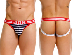 JOR Men's Underwear 2336 Santorini Jockstrap Color Stripes thumbnail 1