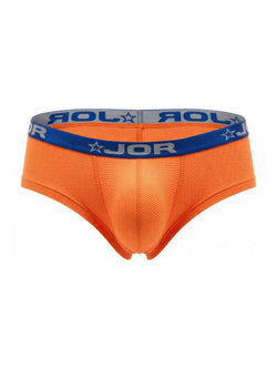 JOR Men's Underwear 2345 Cannes Trunks Color Orange thumbnail 4
