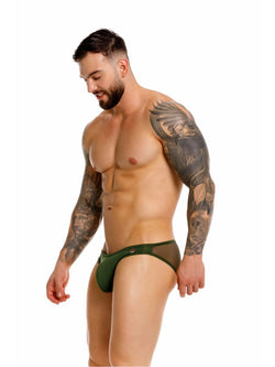JOR Men's Underwear 2353 Origin Bikini Color Green thumbnail 4