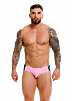 JOR Men's active and swimwear 2384 Wind Swim Briefs Color Pink thumbnail 2