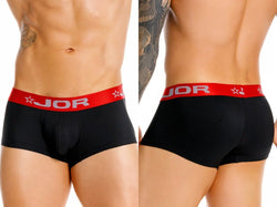 JOR 2442 Men's Underwear Astor Modern Trunks Color Black thumbnail 1