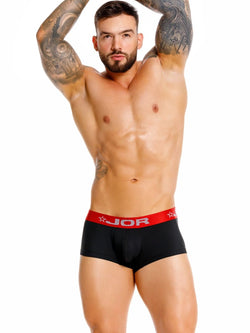 JOR 2442 Men's Underwear Astor Modern Trunks Color Black thumbnail 2