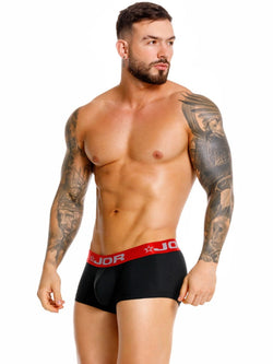 JOR 2442 Men's Underwear Astor Modern Trunks Color Black thumbnail 4