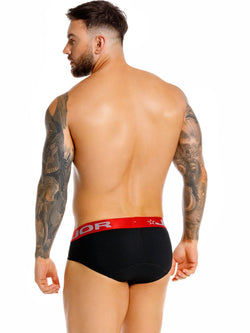 JOR 2443 Men's Underwear Astor Stylish Briefs Color Black thumbnail 3