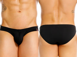 JOR 2450 Men's Underwear Invisible Briefs Sleek Comfort Color Black thumbnail 1