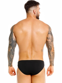 JOR 2450 Men's Underwear Invisible Briefs Sleek Comfort Color Black thumbnail 3