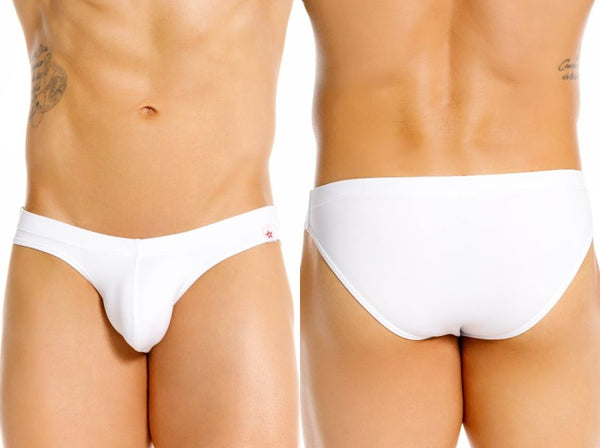 JOR 2450 Men's Underwear Invisible Briefs Sleek Comfort Color White