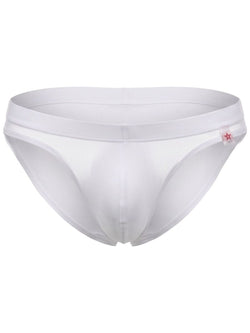JOR 2450 Men's Underwear Invisible Briefs Sleek Comfort Color White thumbnail 4