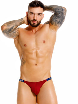 JOR 2458 Men's Underwear Eros Stylish Jockstrap Color Wine thumbnail 2