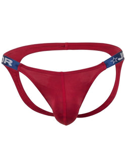 JOR 2458 Men's Underwear Eros Stylish Jockstrap Color Wine thumbnail 4
