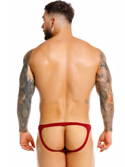 JOR 2458 Men's Underwear Eros Stylish Jockstrap Color Wine thumbnail 3