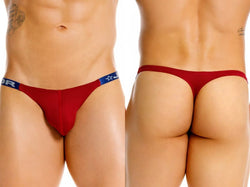 JOR 2459 Men's Underwear Eros Thongs Sleek Fit Color Wine thumbnail 1
