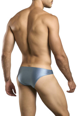 JUSTIN+SIMON Men's Underwear XSJ01 Classic Bikini Color Metal Green thumbnail 3