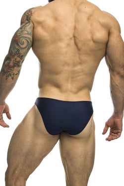 JUSTIN+SIMON Men's Underwear XSJ01 Classic Bikini Color Navy thumbnail 3
