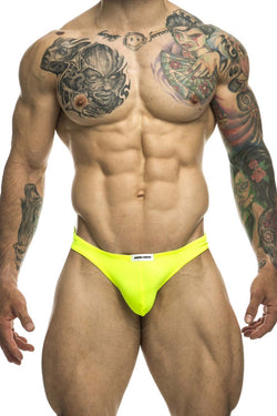 JUSTIN+SIMON Men's Underwear XSJ01 Classic Bikini Color Neon Green thumbnail 2