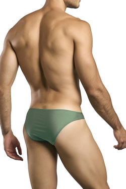 JUSTIN+SIMON Men's Underwear XSJ01 Classic Bikini Color New Green thumbnail 3