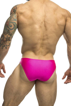 JUSTIN+SIMON Men's Underwear XSJ01 Classic Bikini Color Pink thumbnail 3
