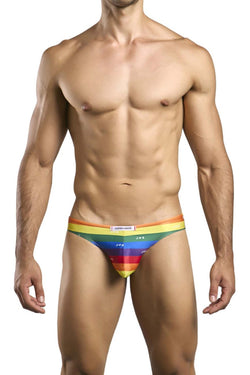 JUSTIN+SIMON Men's Underwear XSJ01 Classic Bikini Color Pride Flag thumbnail 2