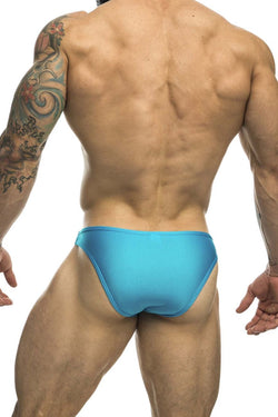 JUSTIN+SIMON Men's Underwear XSJ01 Classic Bikini Color Turquoise thumbnail 3