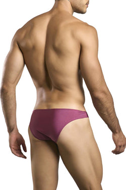 JUSTIN+SIMON Men's Underwear XSJ01 Classic Bikini Color Wine thumbnail 3