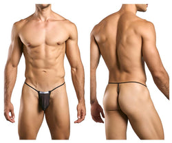 JUSTIN+SIMON Men's Underwear XSJ02 Classic G-String Color Black Mesh thumbnail 1