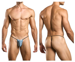 JUSTIN+SIMON Men's Underwear XSJ02 Classic G-String Bulge Color Metal Green thumbnail 1