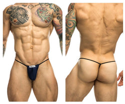 JUSTIN+SIMON Men's Underwear XSJ02 Classic G-String Bulge Color Navy thumbnail 1