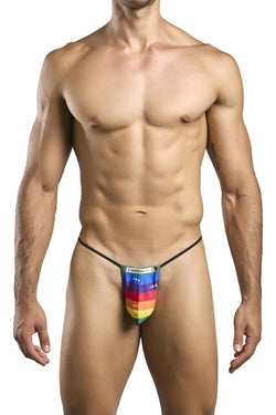 JUSTIN+SIMON Men's Underwear XSJ02 Classic G-String Color Pride Flag thumbnail 2