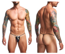 JUSTIN+SIMON Men's Underwear XSJ02 Classic G-String Color Psycodelic thumbnail 1