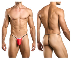 JUSTIN+SIMON Men's Underwear XSJ02 Classic G-String Bulge Color Red thumbnail 1
