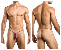 JUSTIN+SIMON Men's Underwear XSJ02 Classic G-String Bulge Color Wine thumbnail 1
