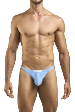 JUSTIN+SIMON Men's Underwear XSJ03 Classic Thongs Color Baby Blue thumbnail 2