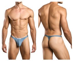 JUSTIN+SIMON Men's Underwear XSJ03 Classic Thongs Color Metal Green thumbnail 1