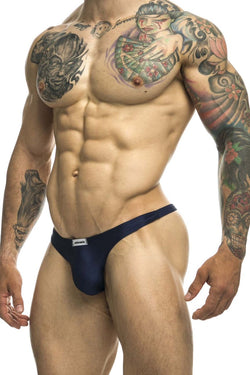 JUSTIN+SIMON Men's Underwear XSJ03 Classic Thongs Color Navy thumbnail 4