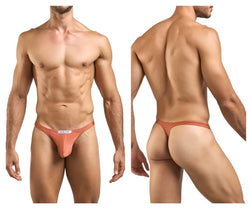 JUSTIN+SIMON Men's Underwear XSJ03 Classic Thongs Color Ochre thumbnail 1