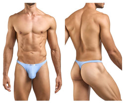 JUSTIN+SIMON Men's Underwear XSJ03 Classic Thongs Color Peach Blue thumbnail 1