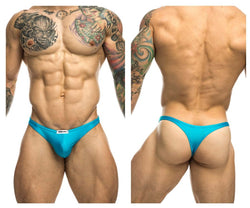 JUSTIN+SIMON Men's Underwear XSJ03 Classic Thongs Color Turquoise thumbnail 1